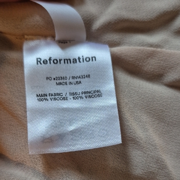 Reformation Sunstone Fairy Floral Dress Plus Sz 16 NWOT - Picture 10 of 12